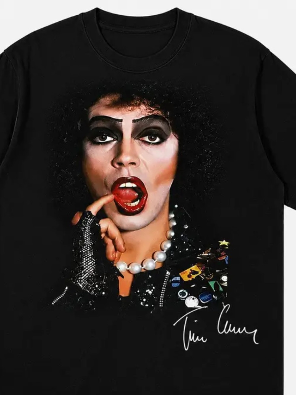 Tim Curry Rocky Horror Picture Show Frank-N-Furter Memories Graphic T-Shirt - Picture 2 of 7